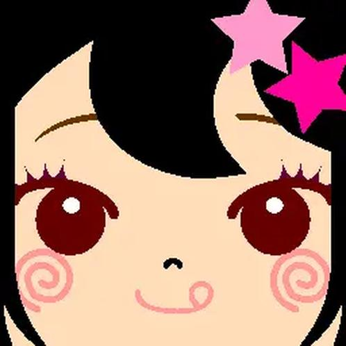 Square face PFP example with a cute pixel avatar style